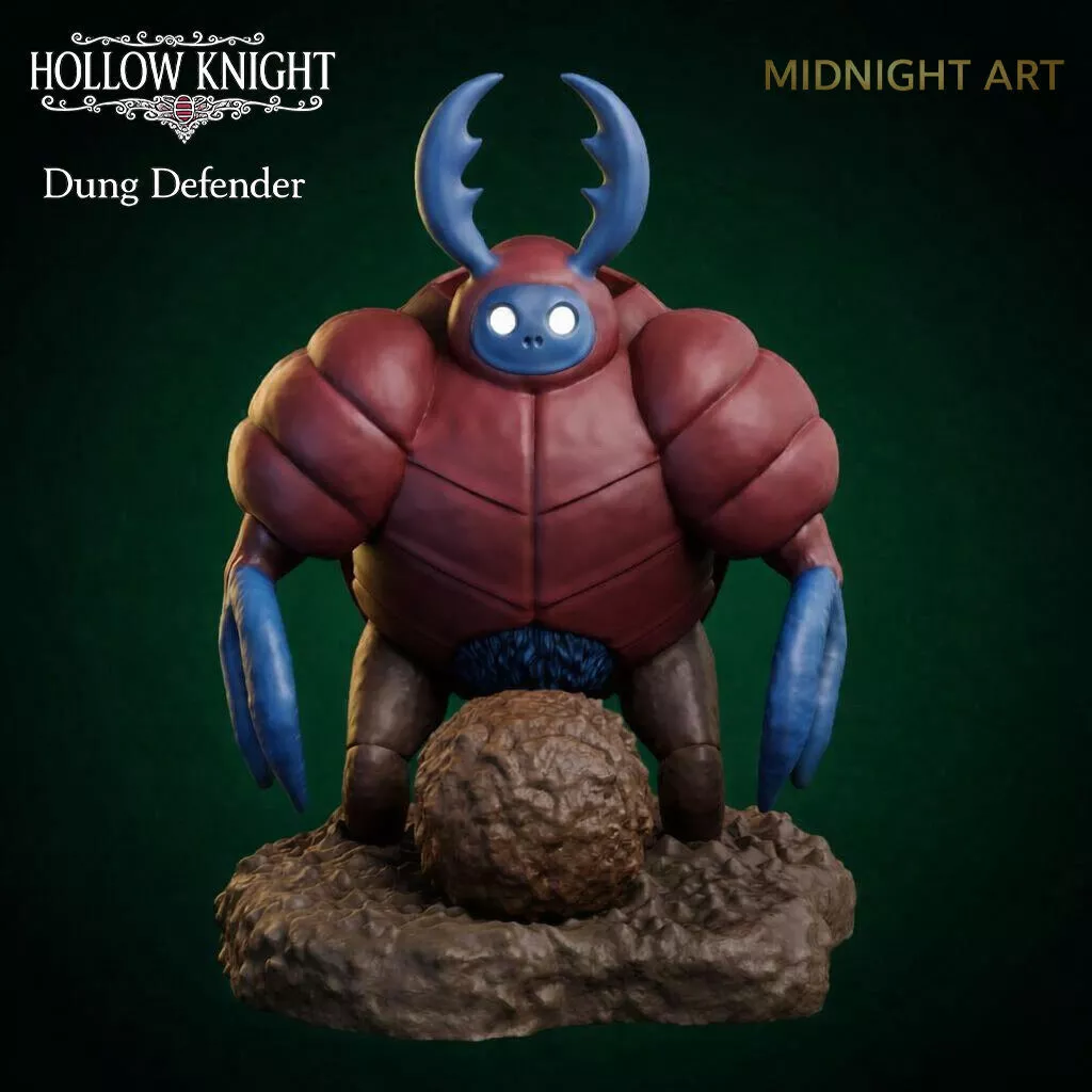 Dung Defender Hollow Knight Miniature 3D print model
