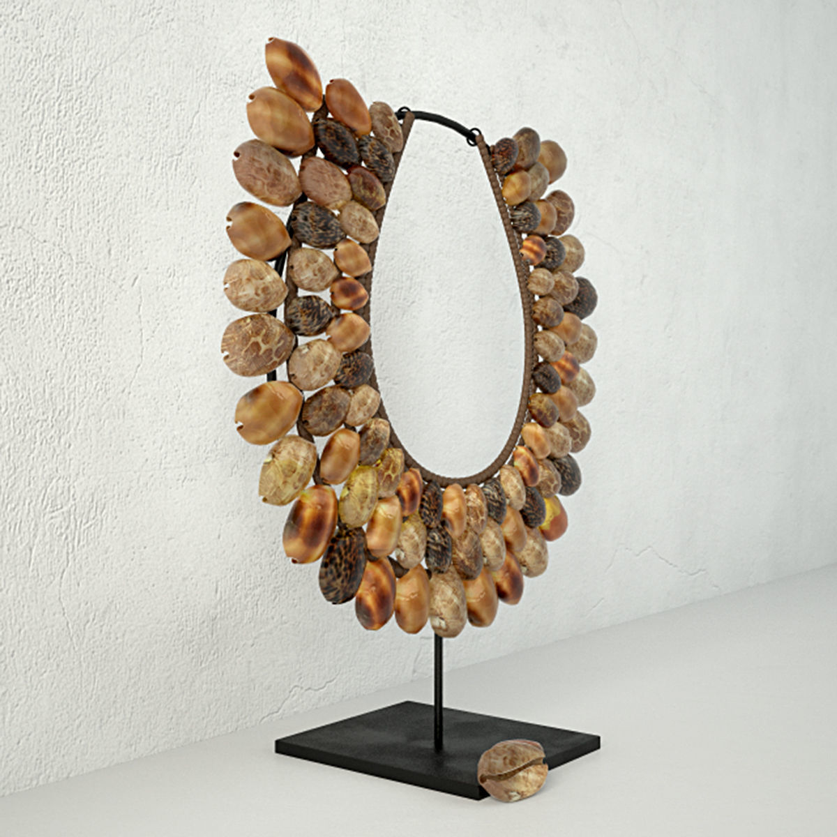 Native shell decor 3D model_1