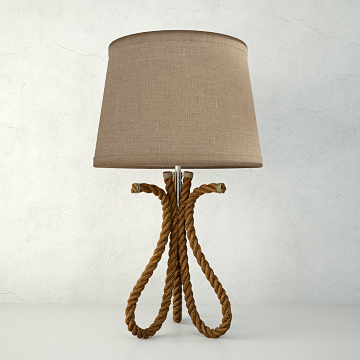 Nautical Rope Table Lamps 2 3D model_3