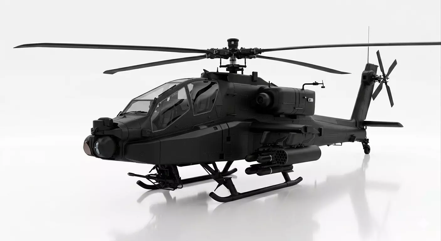 Tactical Attack Helicopter 3D model