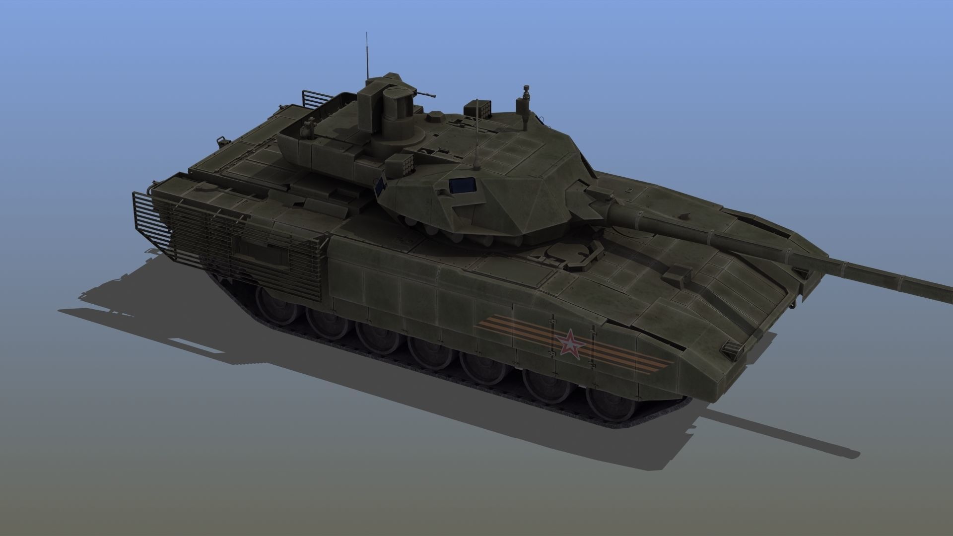 T14 Tank 3D model_10