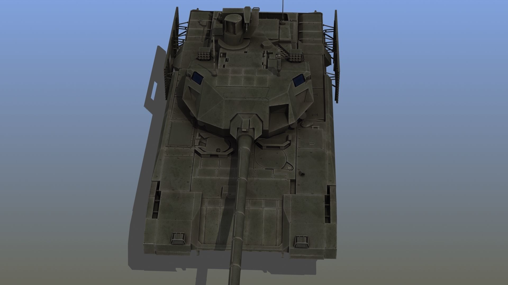 T14 Tank 3D model_1