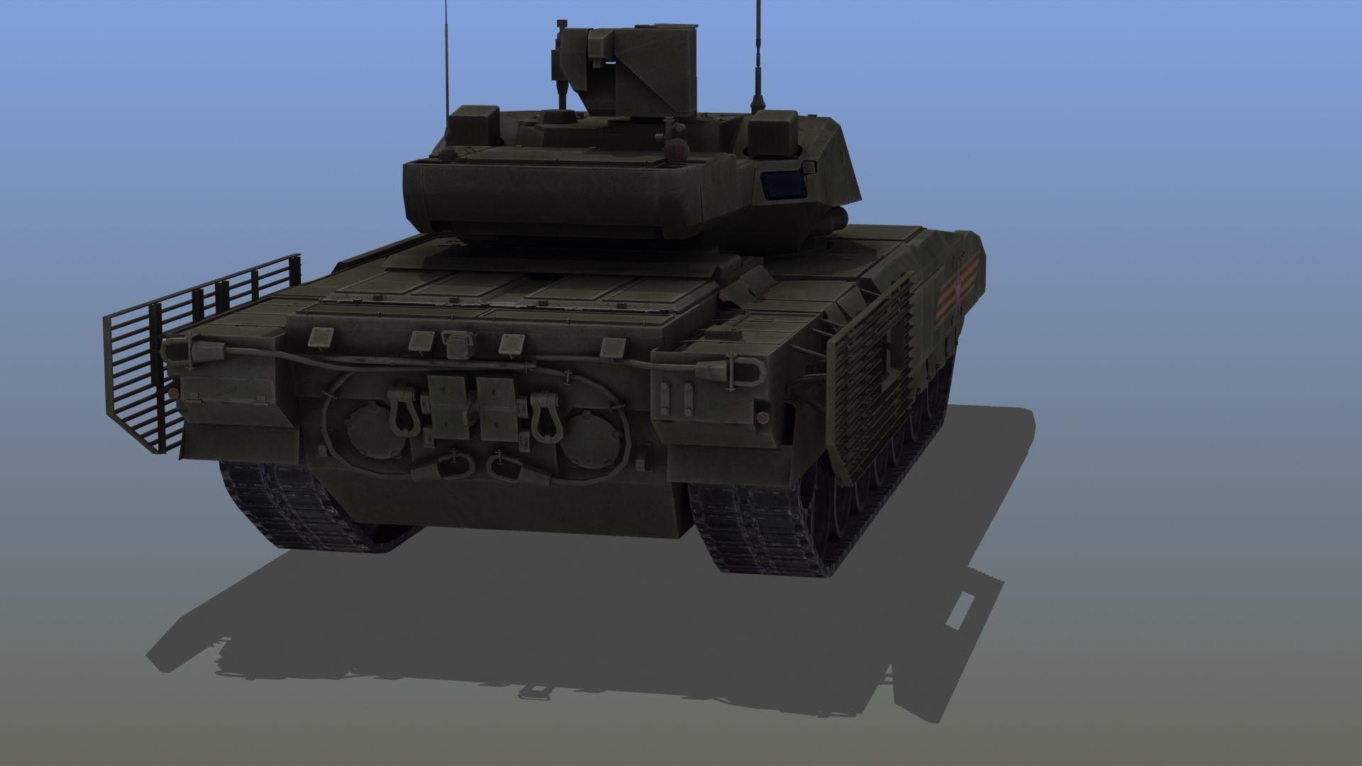 T14 Tank 3D model_4