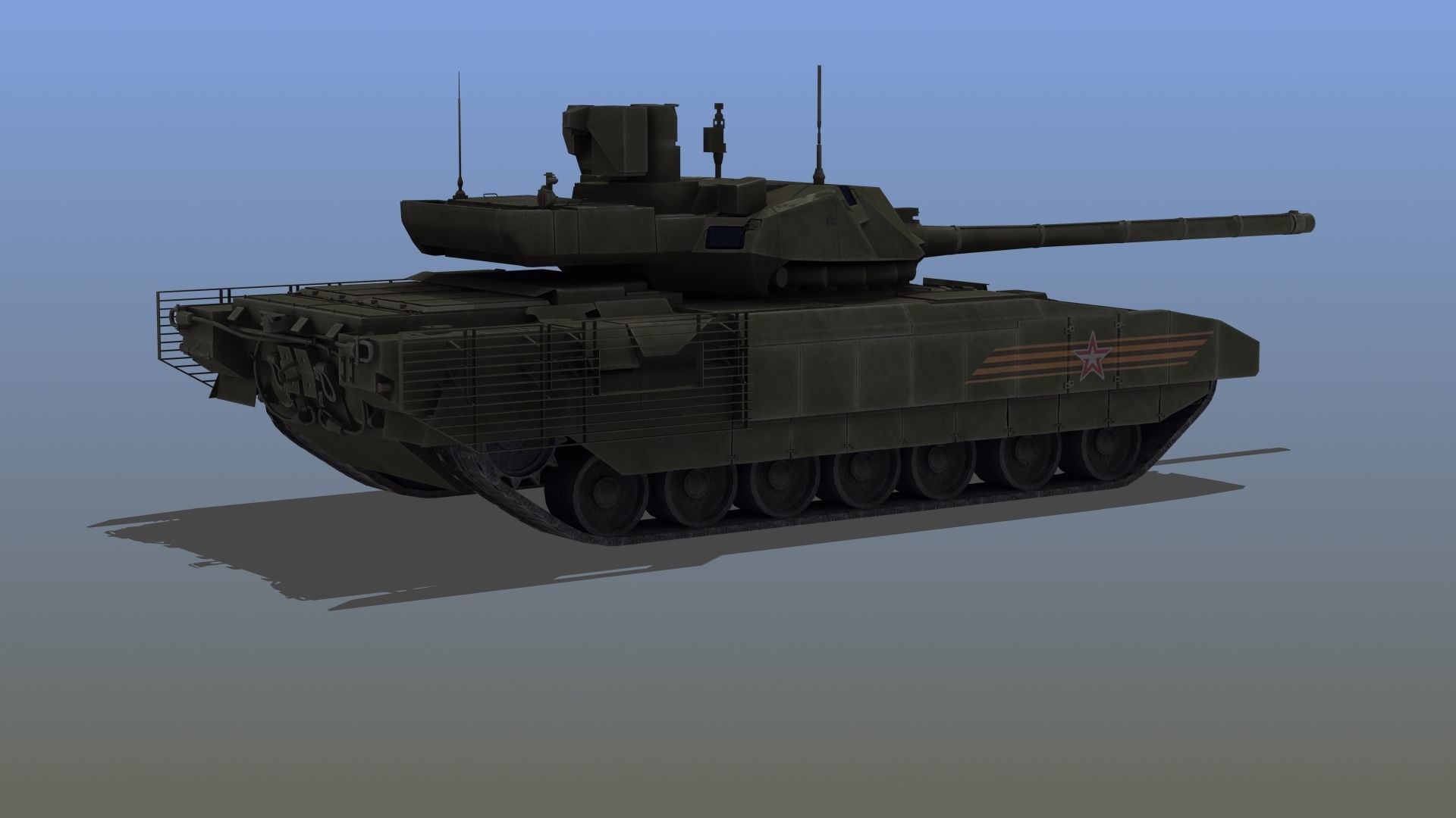 T14 Tank 3D model_3