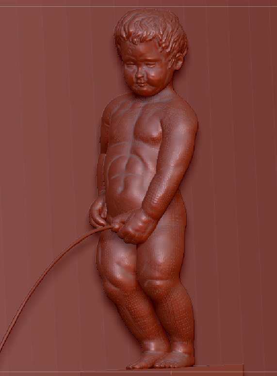 Manneken Pis 3D model_6
