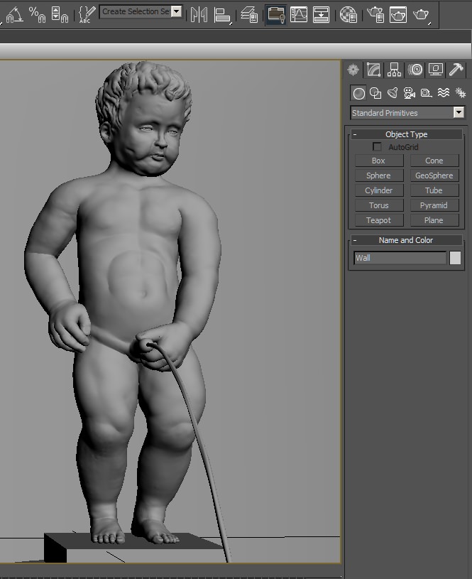 Manneken Pis 3D model_3