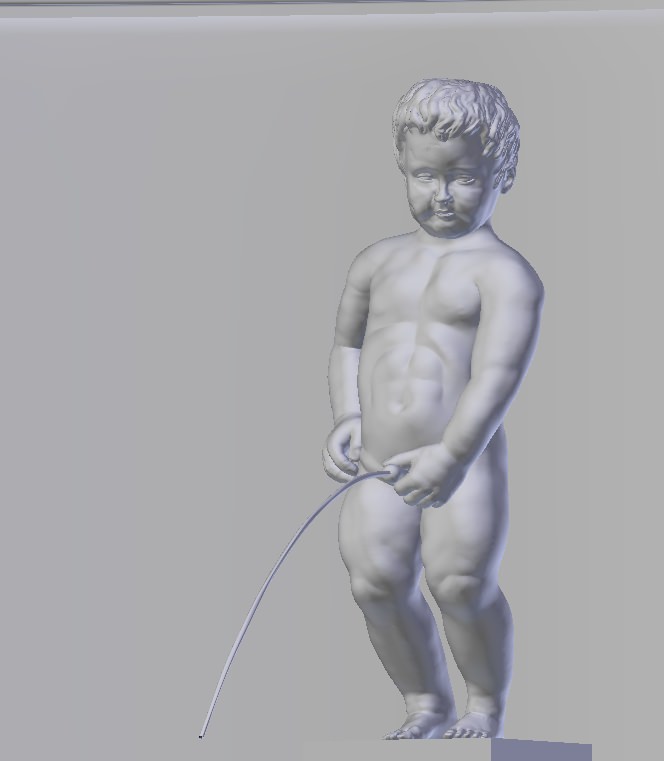 Manneken Pis 3D model_8