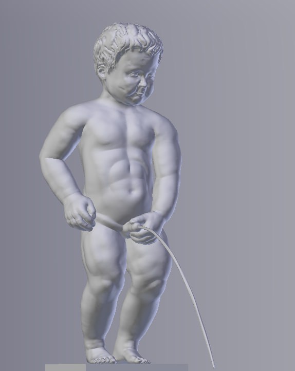 Manneken Pis 3D model_7
