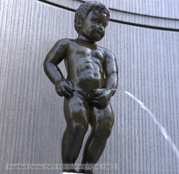 Manneken Pis 3D model_1