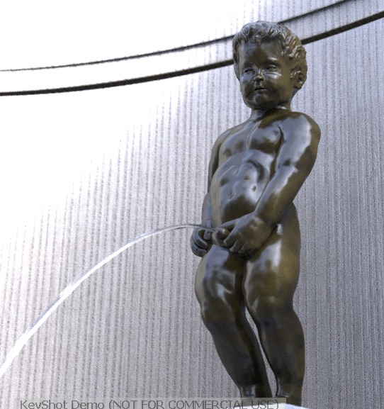 Manneken Pis 3D model_2