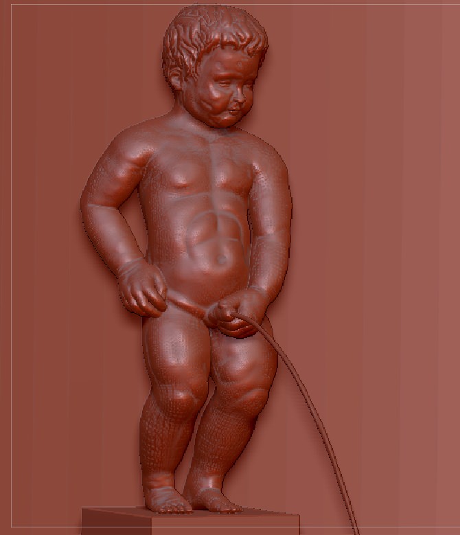 Manneken Pis 3D model_5
