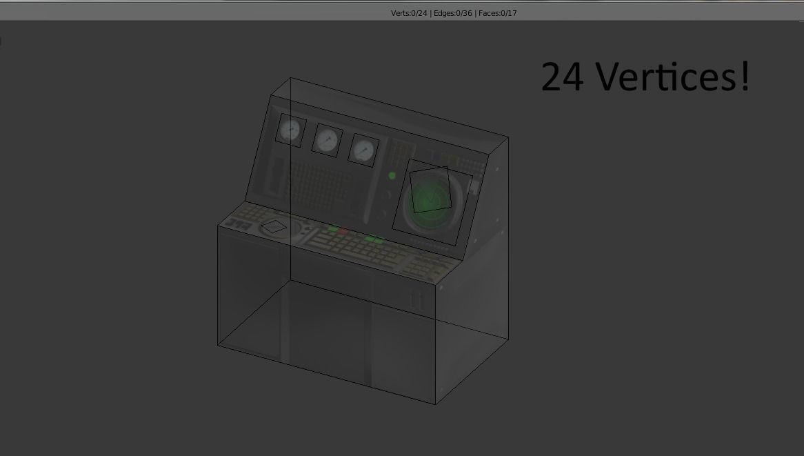 Game-Ready 1950s Mainframe Computer System Low-poly 3D model_11