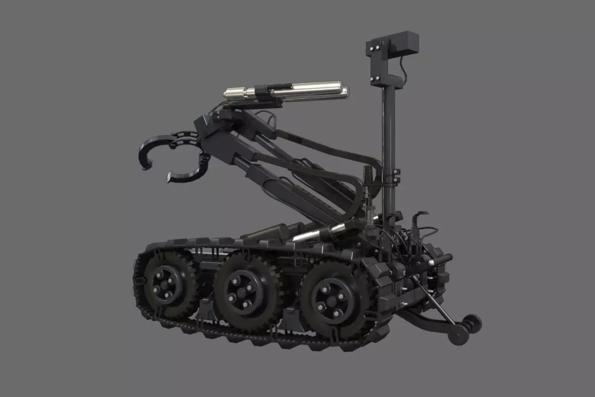 Tank Robot 3D model