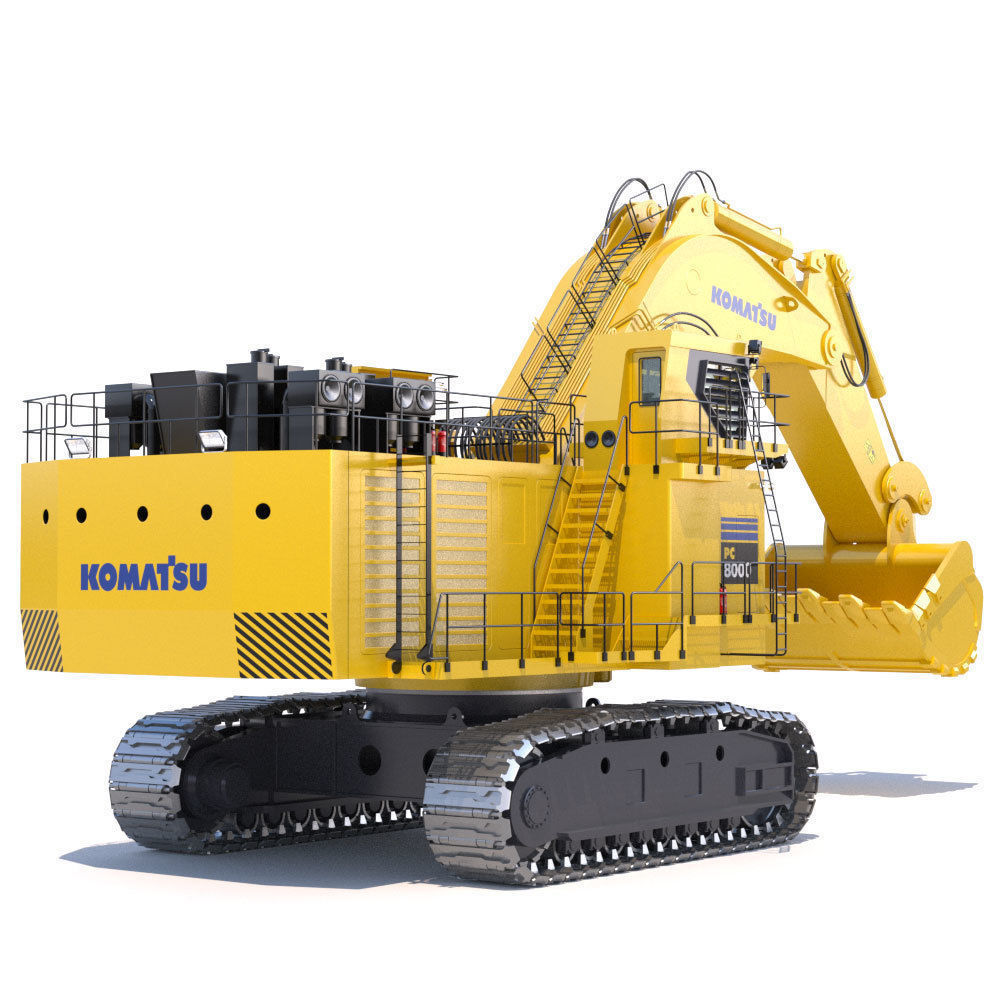 Komatsu PC8000 3D model_3