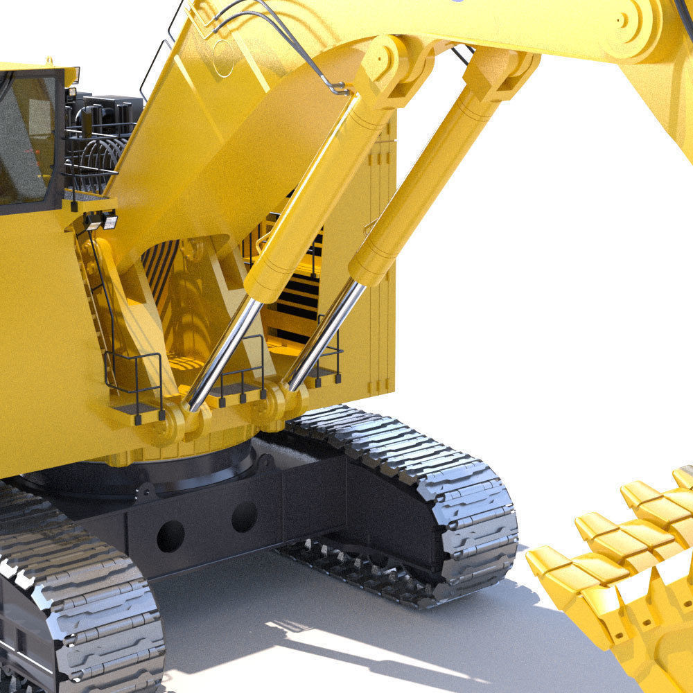 Komatsu PC8000 3D model_17