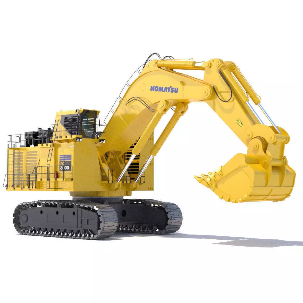 Komatsu PC8000 3D model_0