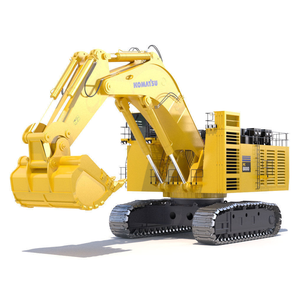 Komatsu PC8000 3D model_2