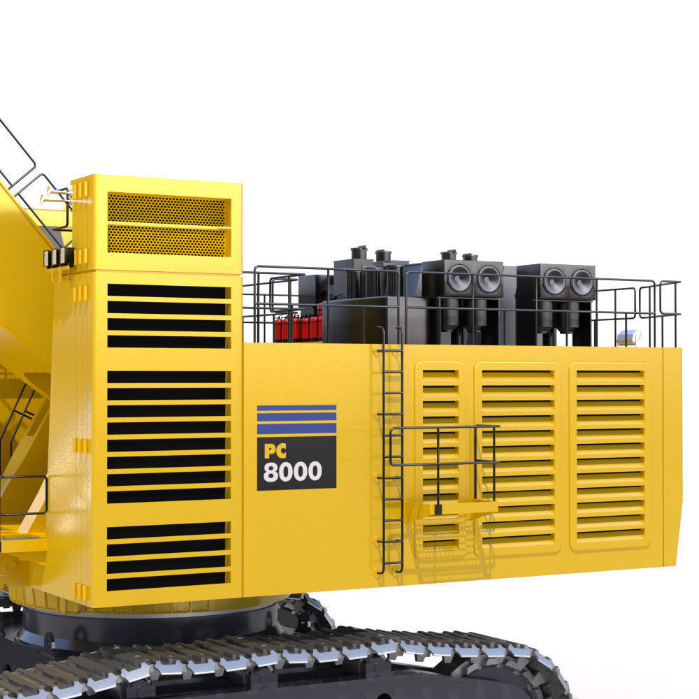 Komatsu PC8000 3D model_18