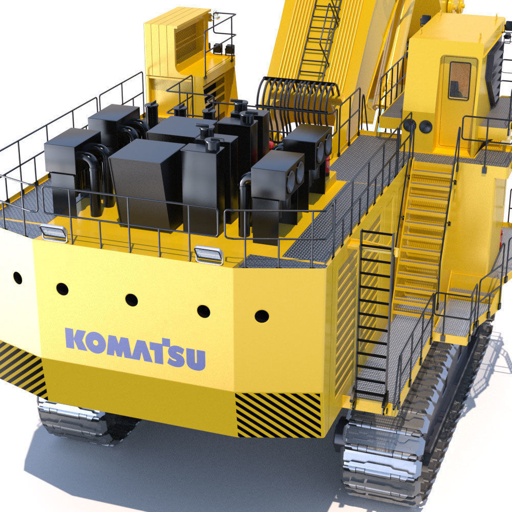 Komatsu PC8000 3D model_11