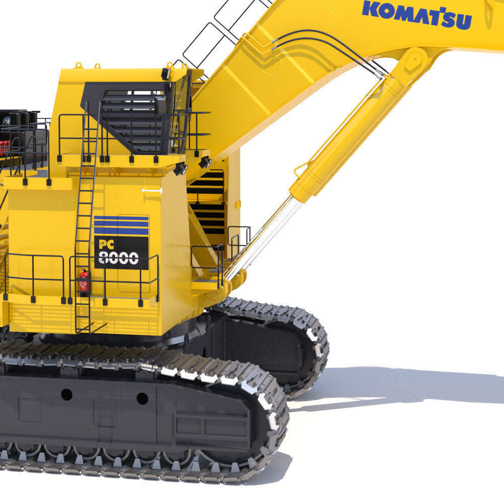 Komatsu PC8000 3D model_14