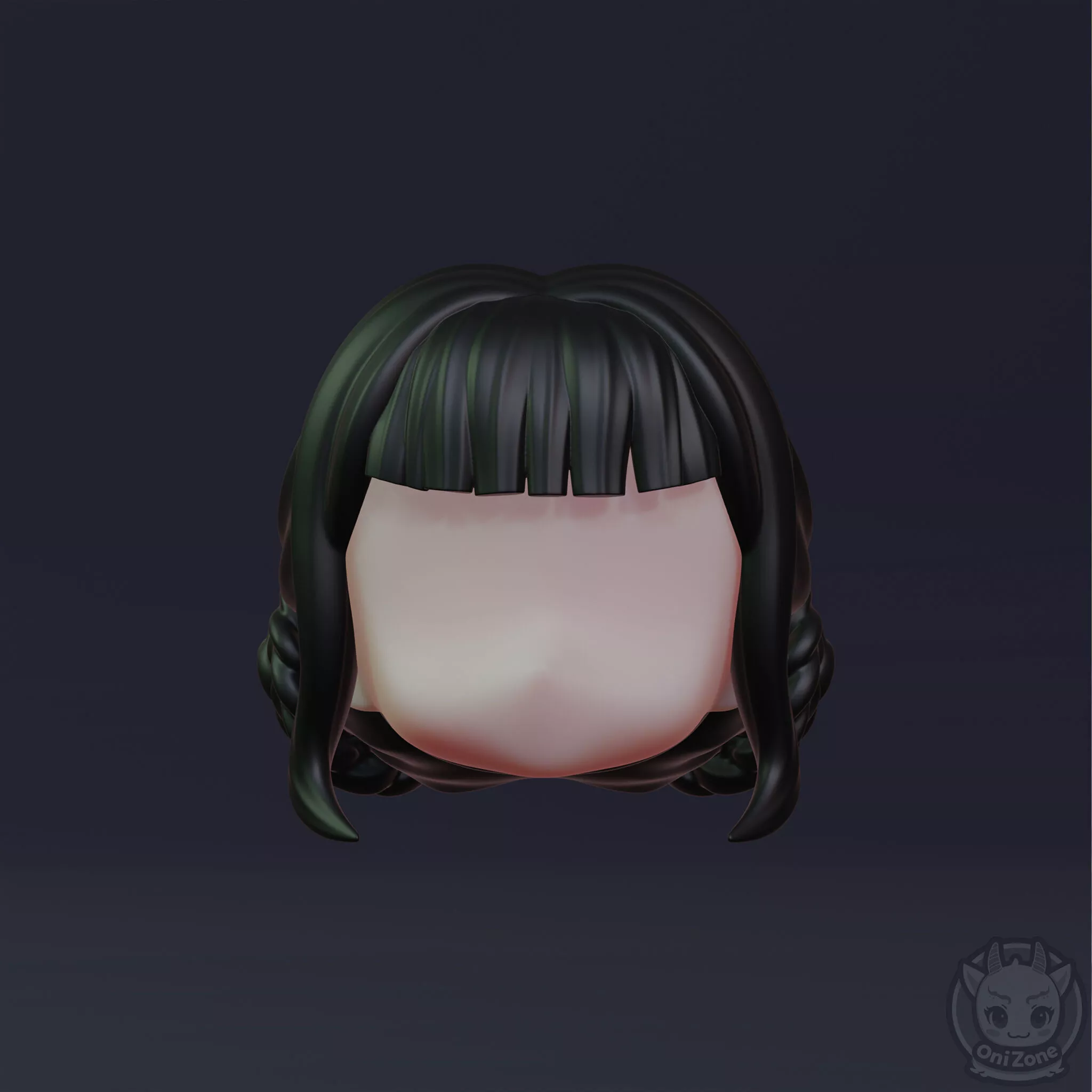 Zoey Custom Hair for Nendoroid - KPOP Demon Hunters 3D print model