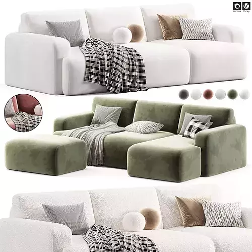 Bonent Modular Sofa by Divan 3D model