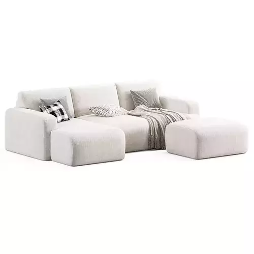 Bonent Modular Sofa by Divan 3D model 2