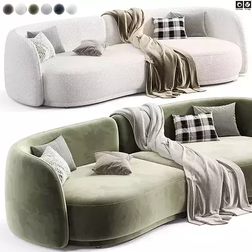 Dantonehome Ivoire Sofa 3D model