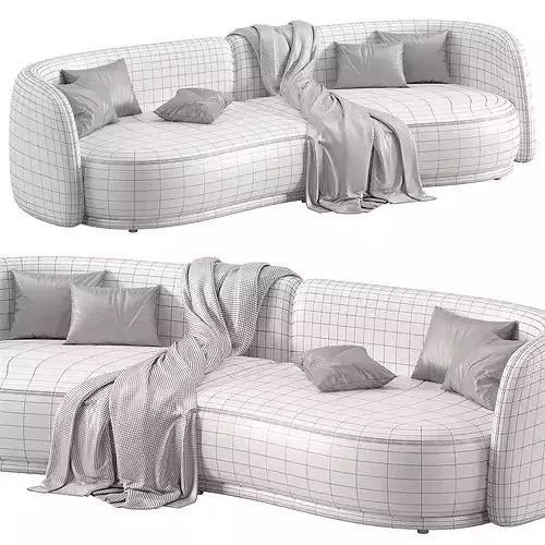 Dantonehome Ivoire Sofa 3D model 7