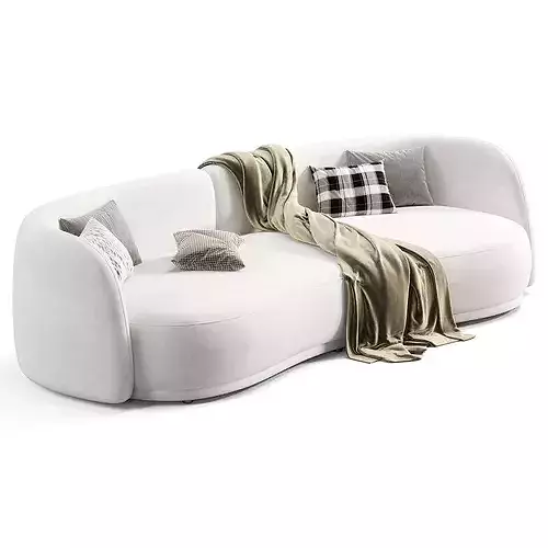 Dantonehome Ivoire Sofa 3D model 2