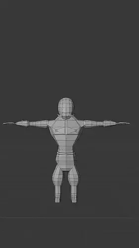 Low Poly Human Base Mesh Free free VR / AR / low-poly 3D model | CGTrader