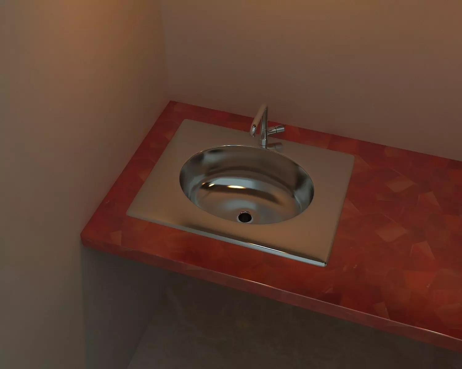 wash basin Free 3D model_0