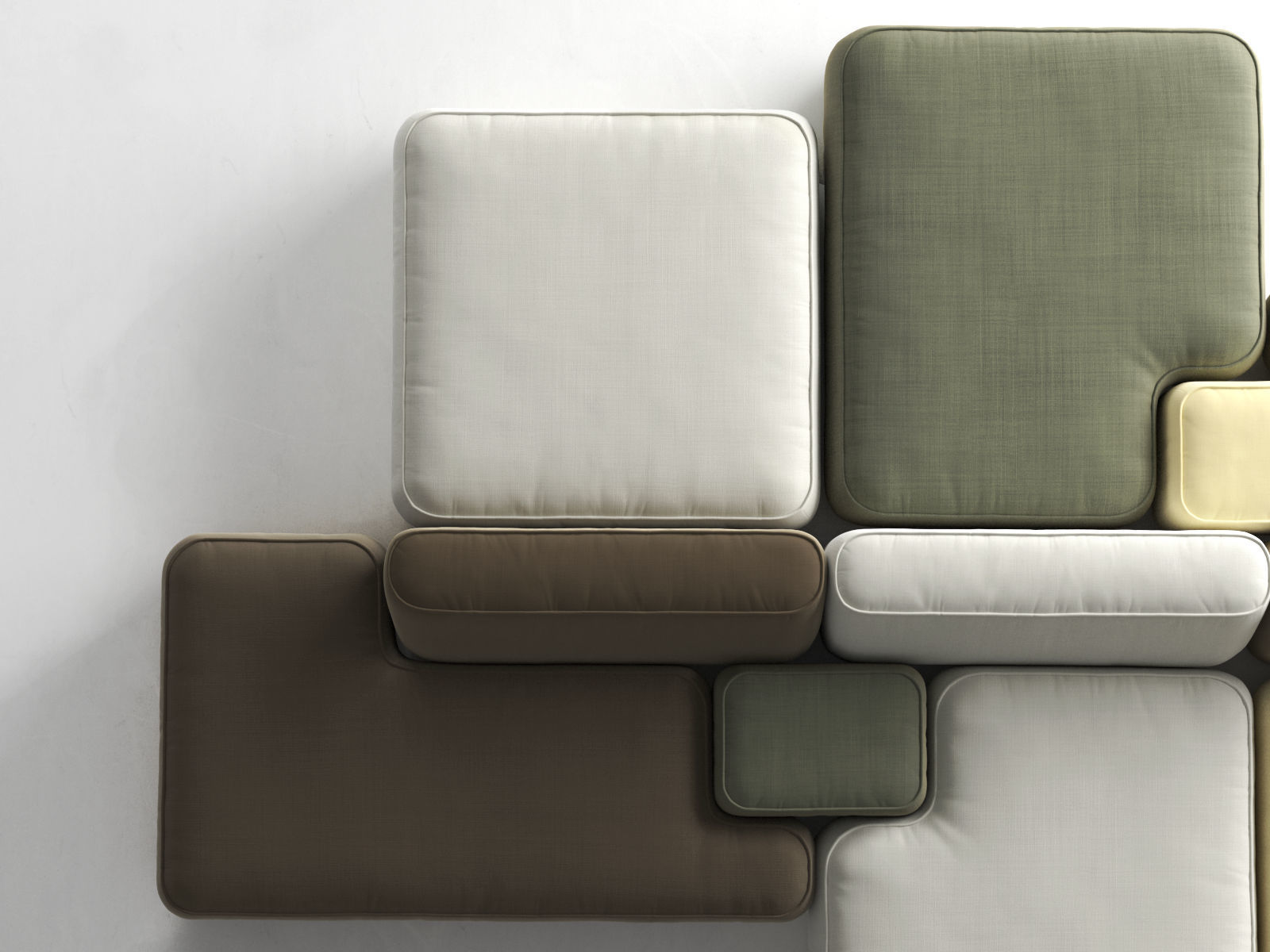 Cloud Sofa 3D model_2