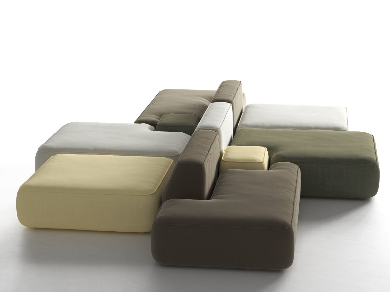 Cloud Sofa 3D model_1