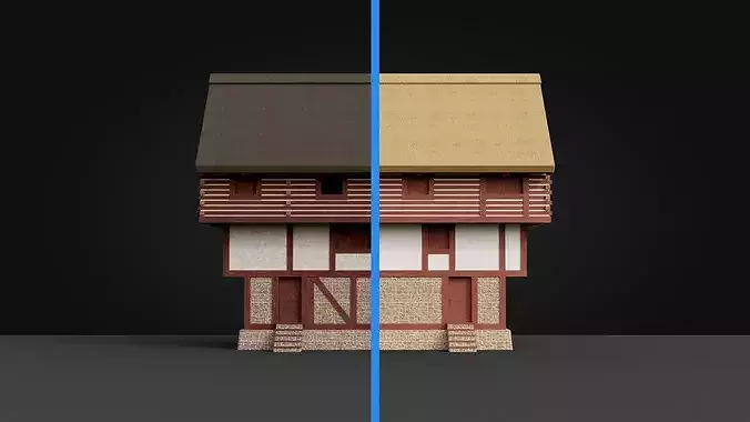 Medieval House 3D Modular kit