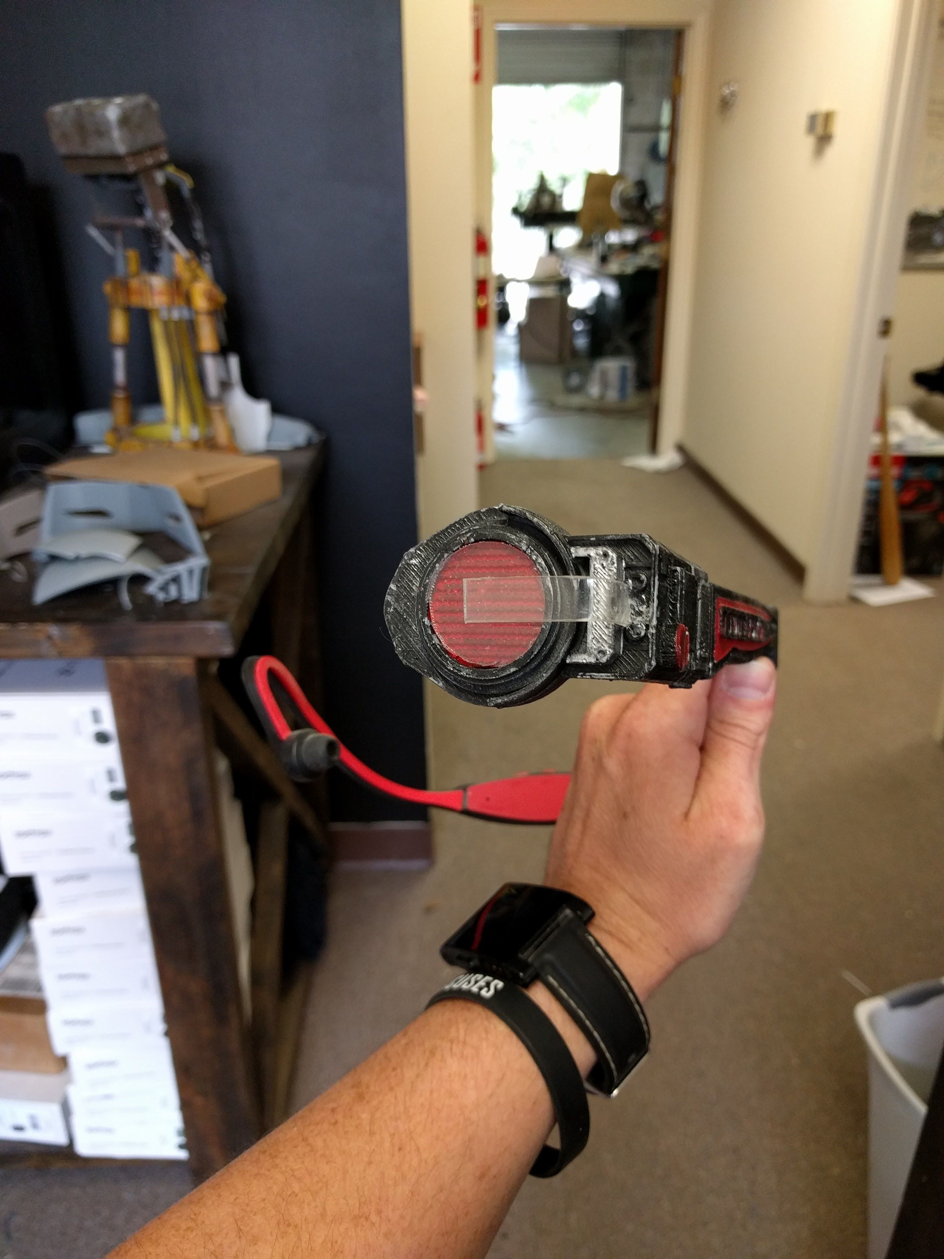 Deadshot Suicide Squad Headset 3D print model_5