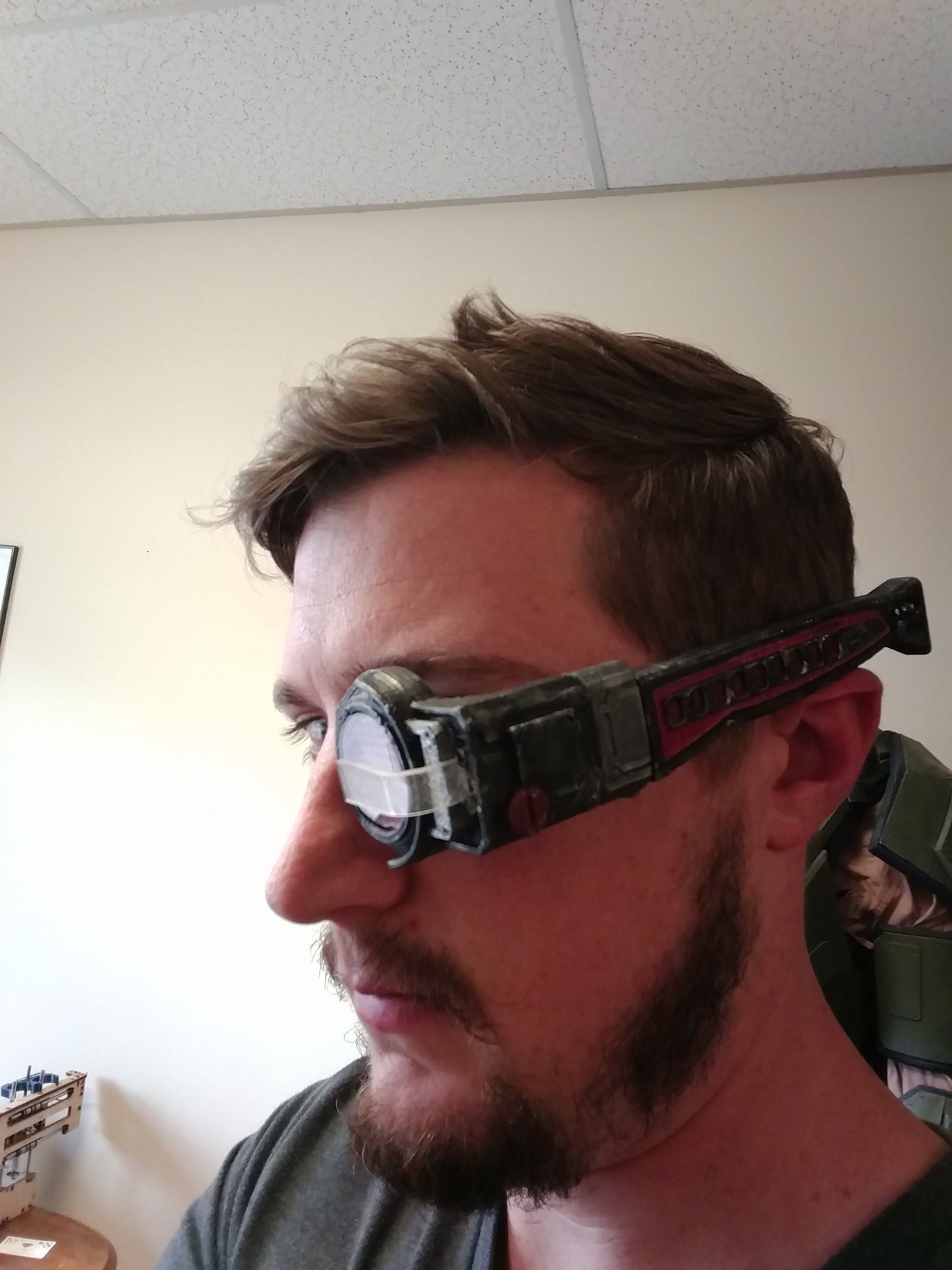 Deadshot Suicide Squad Headset 3D print model_3
