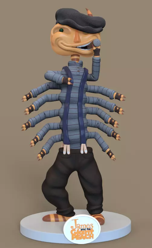 MR CENTIPEDE-JAMES AND THE GIANT PEACH-PARTS AND COMPLETE 3D print model