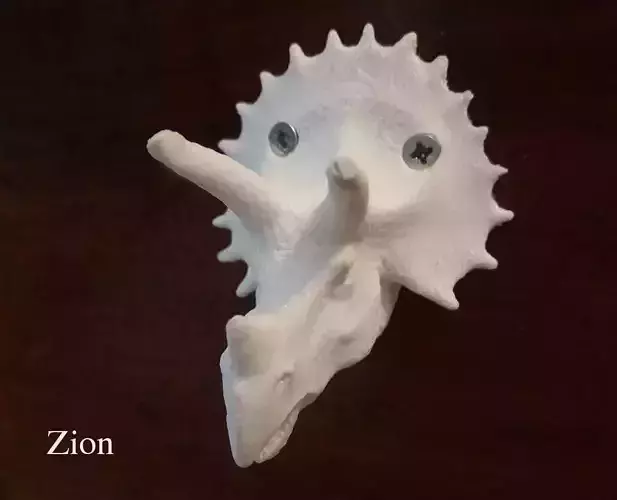 dinosaur head 3D print model