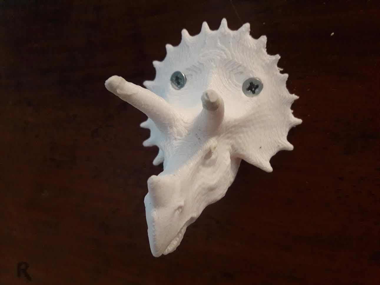 dinosaur head 3D print model_1