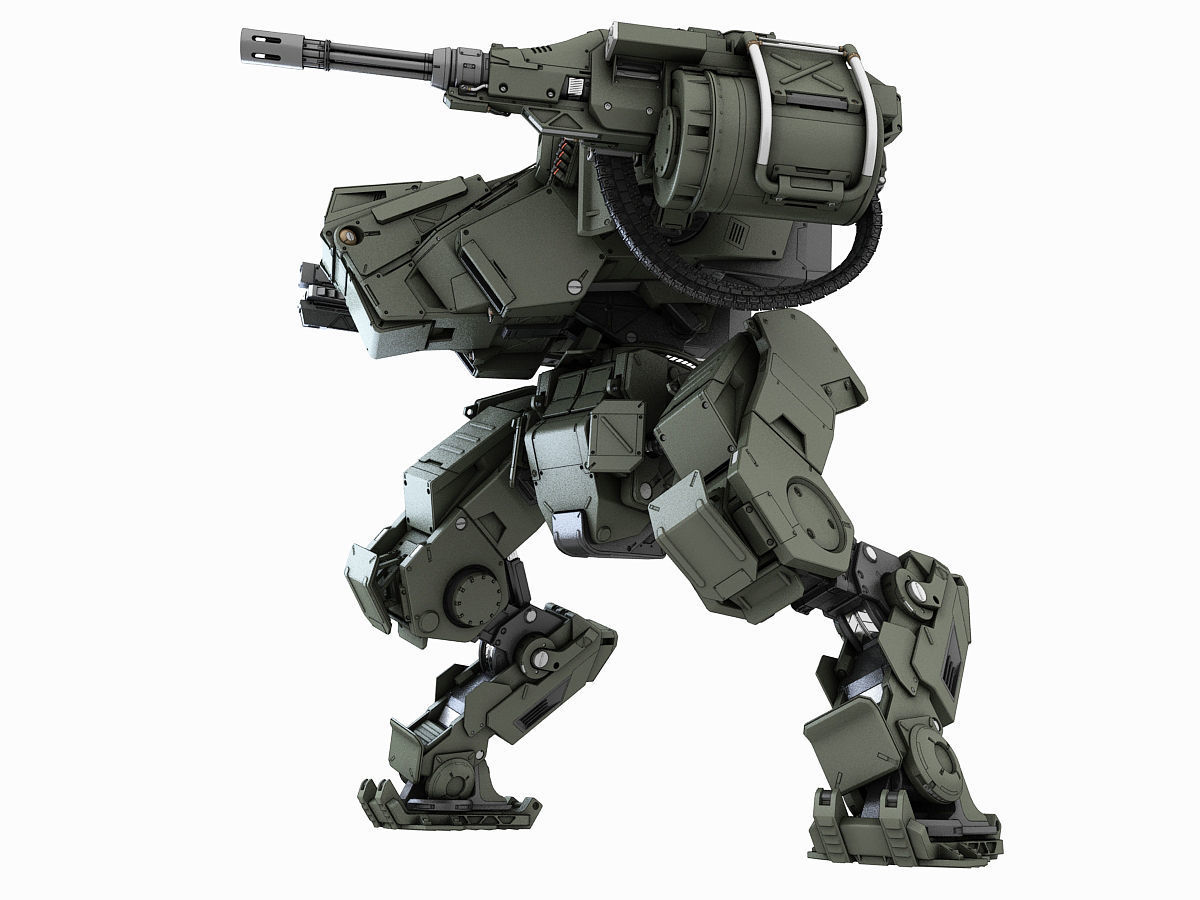 Mech fighter 2 3D model_8