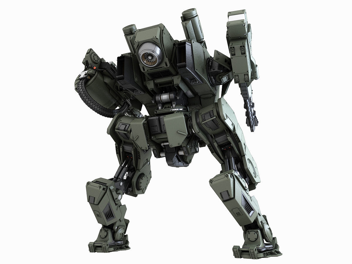 Mech fighter 2 3D model_7