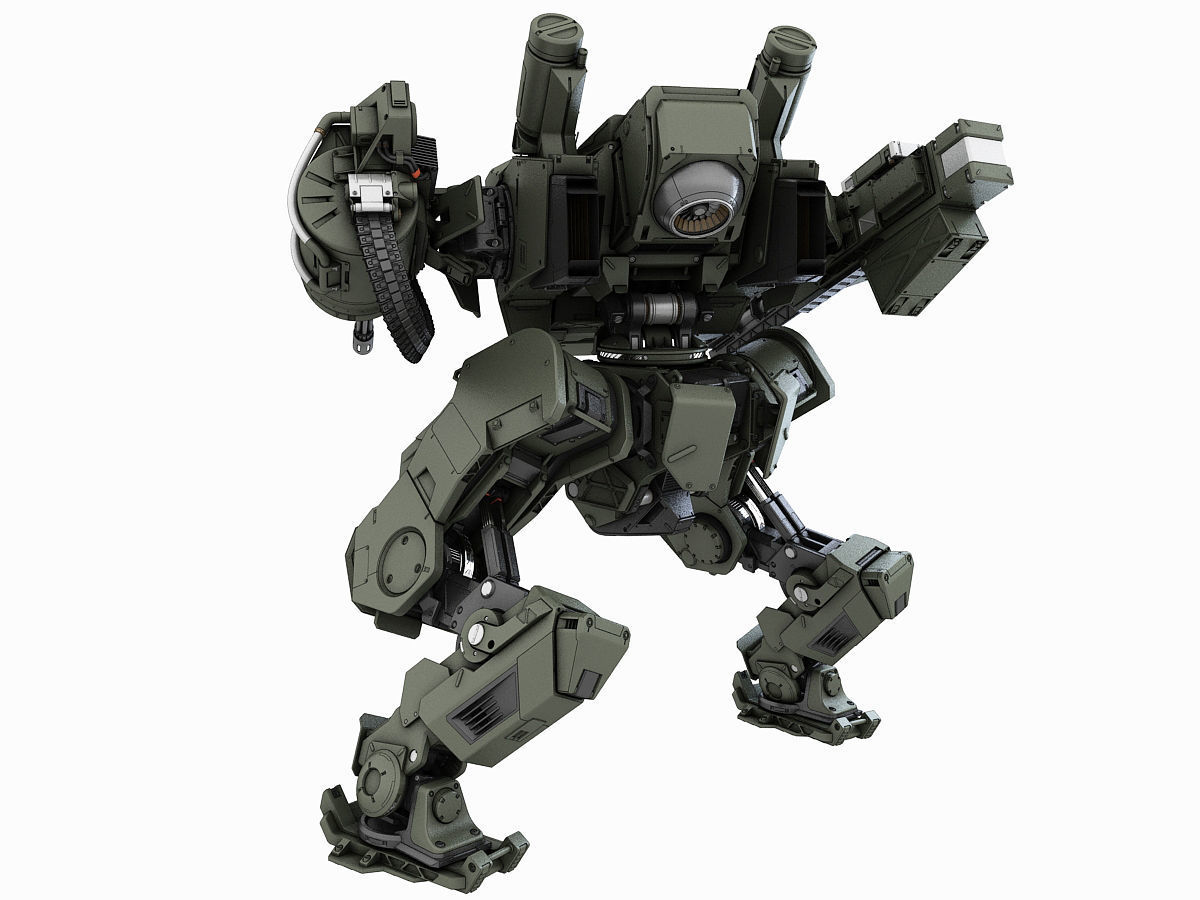 Mech fighter 2 3D model_6