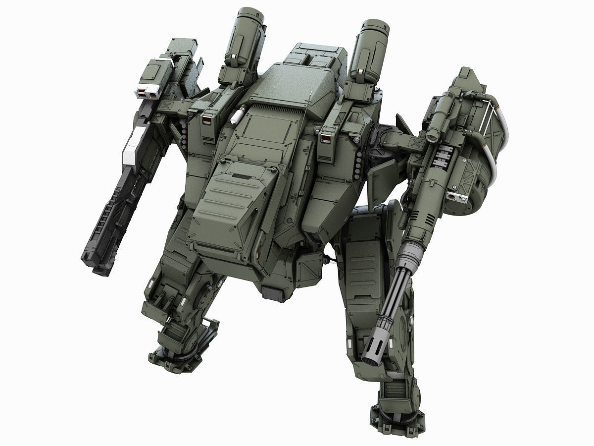 Mech fighter 2 3D model_4