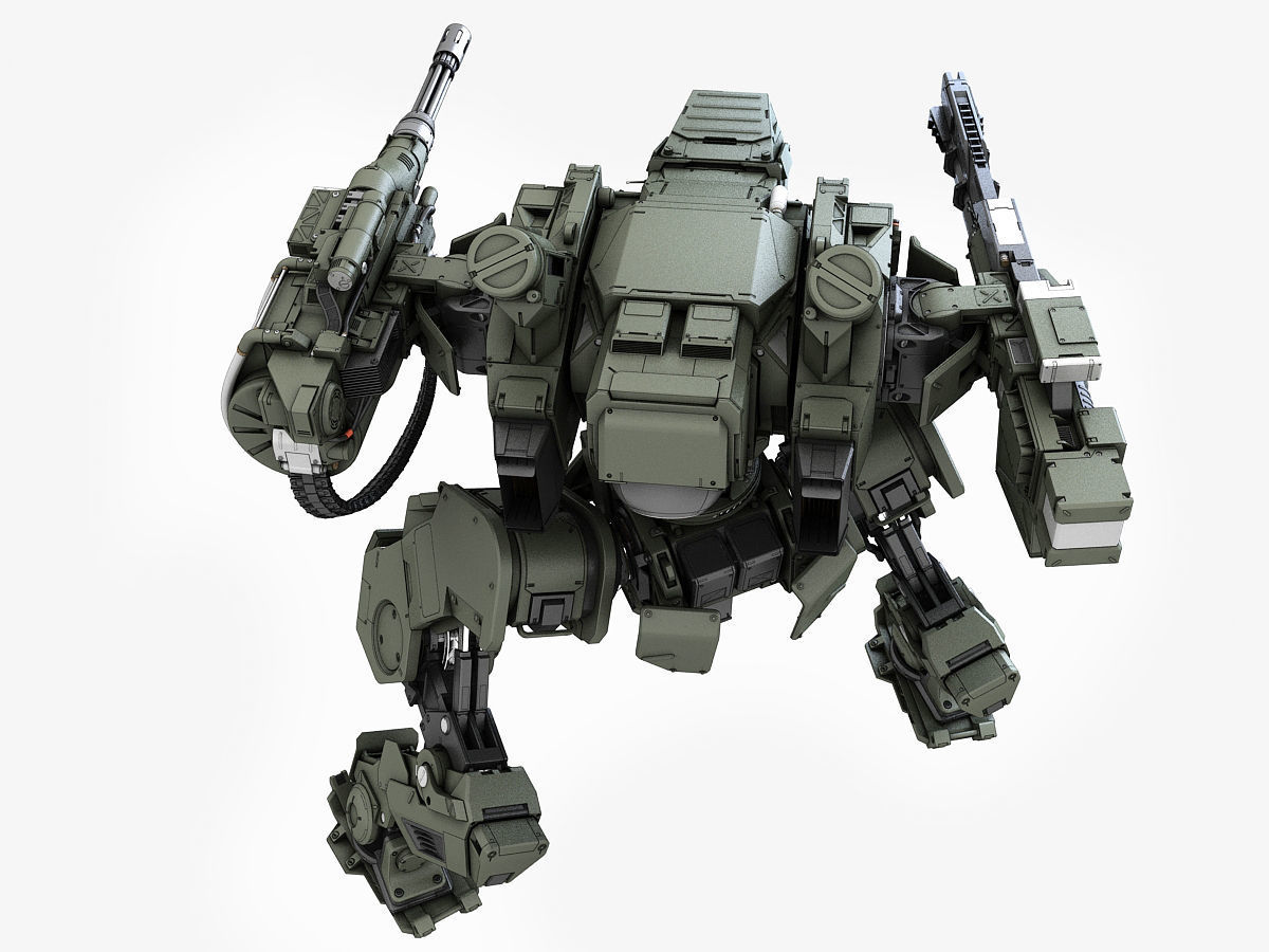 Mech fighter 2 3D model_9