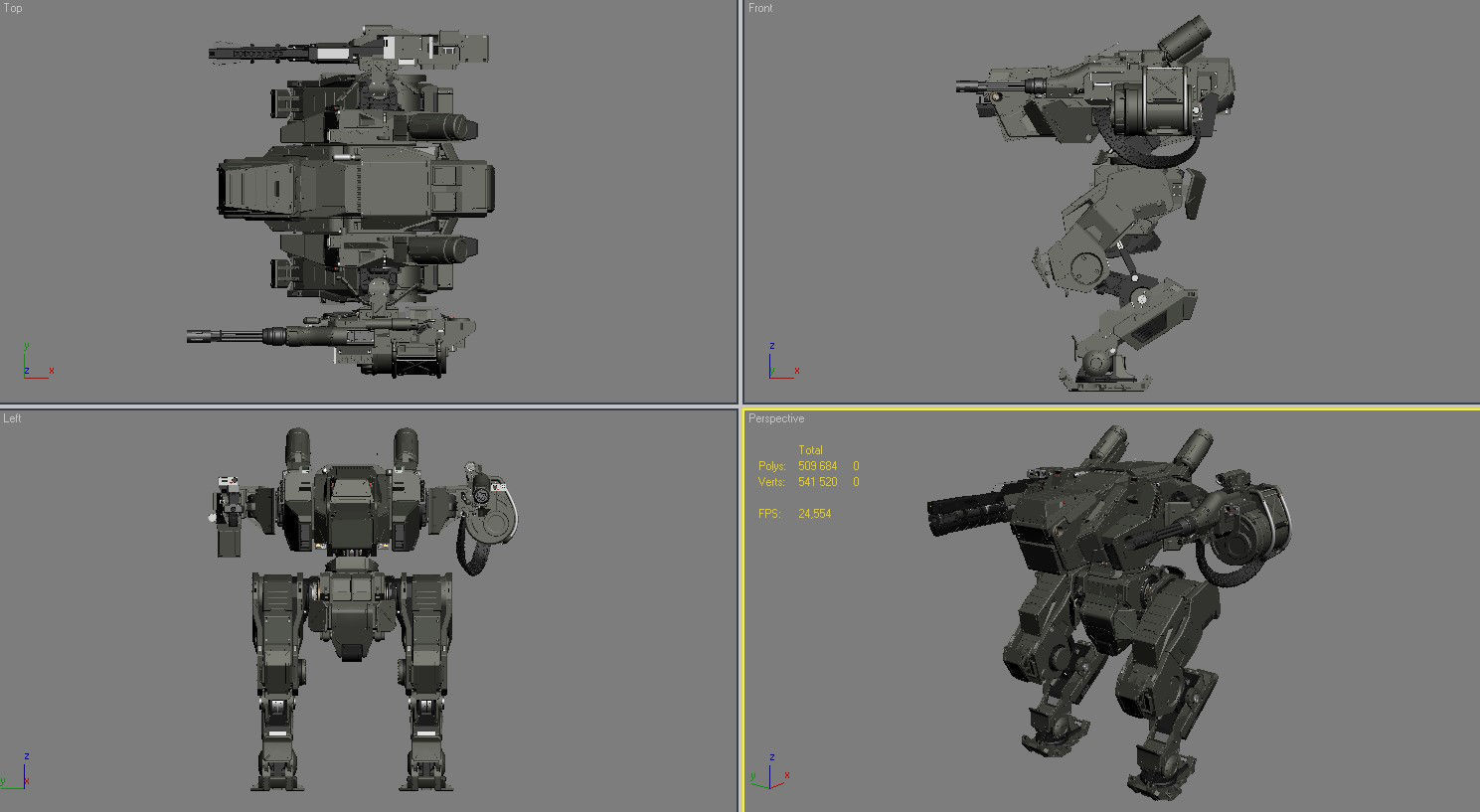 Mech fighter 2 3D model_10