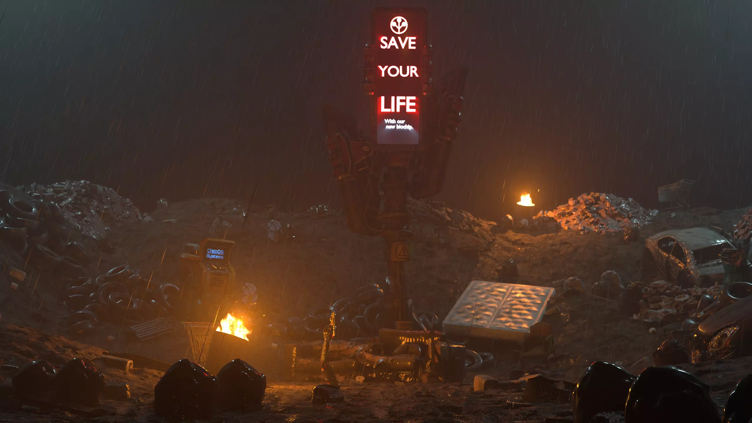 Cyberpunk Landfill 3D model