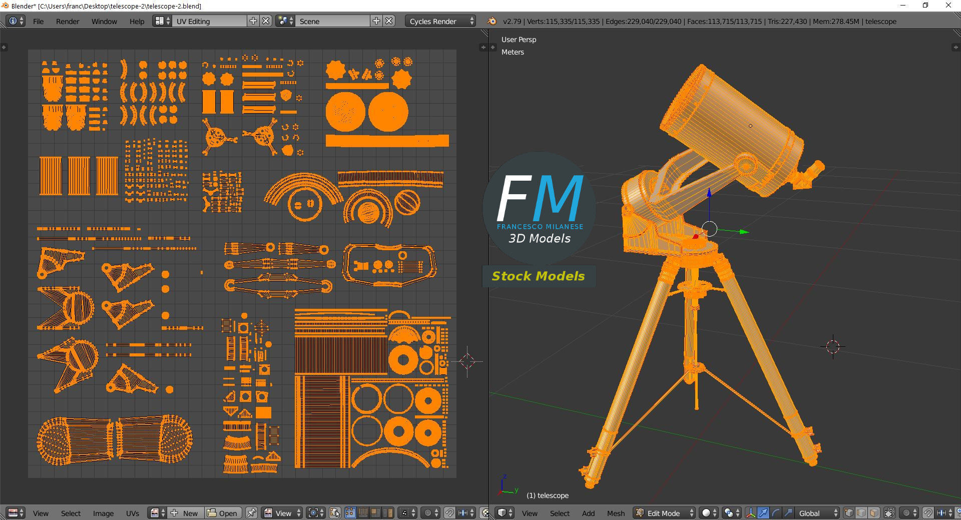 Telescope 2 3D model_10