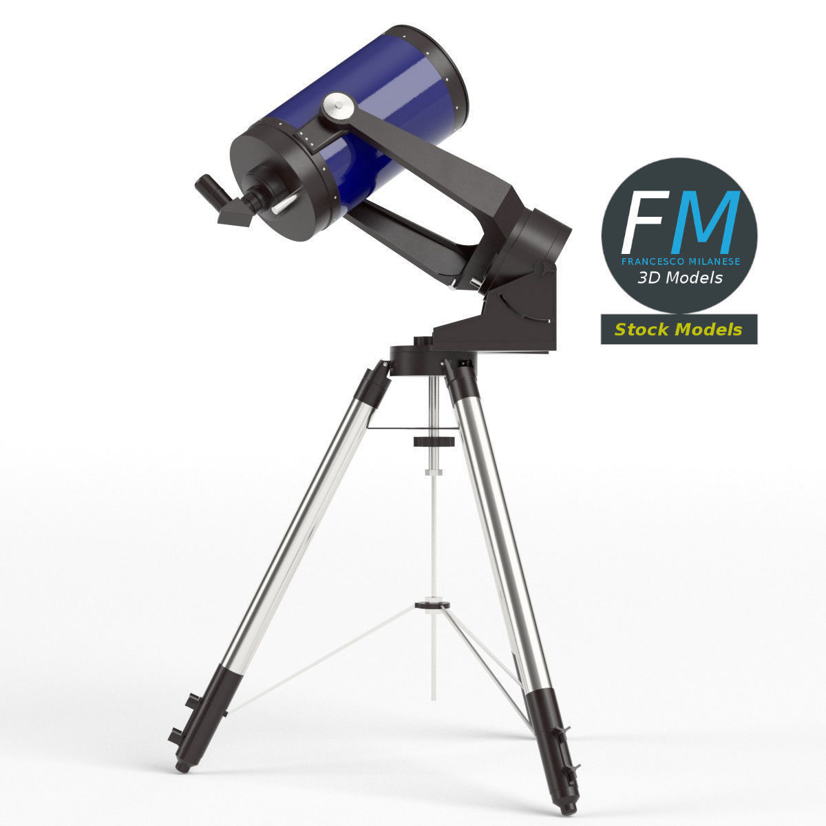 Telescope 2 3D model_4
