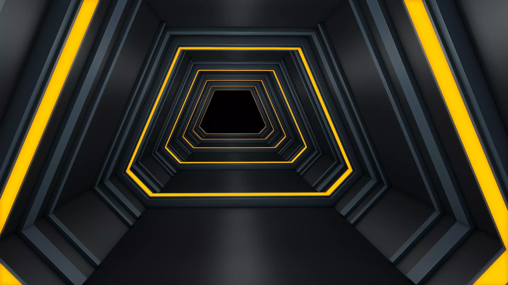 Sci Fi Tunnel 3D model